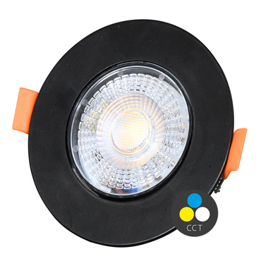 Svítidlo stropní ECOPLANET ZITA 3W, 560lm, CCT 3000/4000/6000K, IP20, černá
