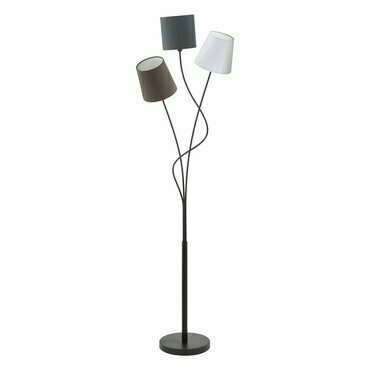 Lampa stojací EGLO STL 3 SCHWARZ WS ANTHRAZIT BRAUNMARONDA