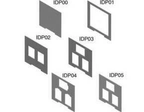 HLS HL IDP00 Upevňovací desky k příslušenství pro data zásuvky, PP