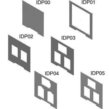 HLS HL IDP02 Upevňovací desky k příslušenství pro data zásuvky, PP