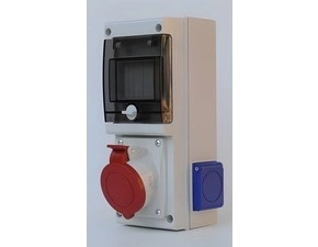 SCAME 632.3W-101 Zás. rozvod. jištěná  - 632.3W-101