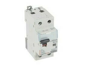 Chránič kombinovaný LEGRAND 411081 DX3 KOMB. 1+N C10 300MA A 6KA
