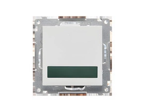 LED osvětlení signalizační SIMON 55 TESS3.01/114, 230 V, zelené světlo, světle šedá matná