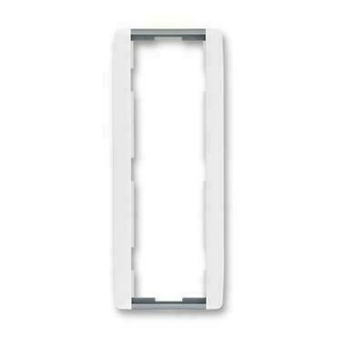 Rámeček trojnásobný ABB Element 3901E-A00131 04, bílá/ledová šedá, svislý