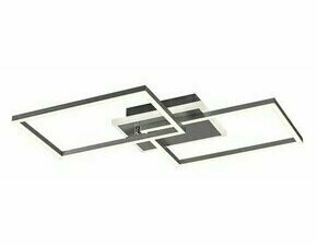 LED svítidlo stropní RABALUX 71014 ATHELSTAN stříbrná/ broušený hliník LED 40W