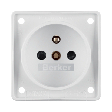 HAG 961952502 Zásuvka se zemnicím kolíkem a dětskou pojistkou, 16 A, 250 V~, šroub. svorky, Integro