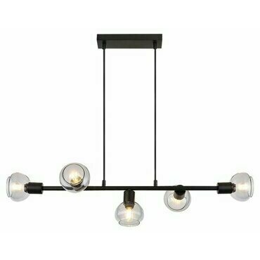 Svítidlo závěsné RABALUX 3297 SULLIVAN černá E14 5x MAX 40W
