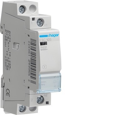 Stykač instalačnÍ HAGER ESC125 Stykač 25A, 1S, 230V AC