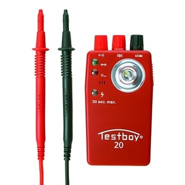 NG NM 00200005  Zkoušečka napětí a průchodnosti Testboy 20 Plus, CAT II 300V