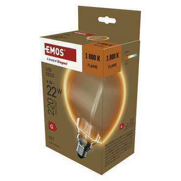 EMOS Z5BO11 LED DECO G130OA "O" 4W 220 lm E27 WW+