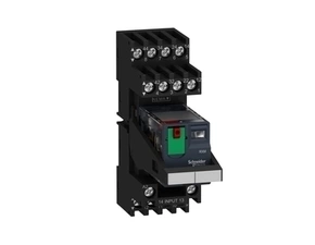 SCHN RXM4AB2P7PVM Miniaturní paticové relé + patice, 6A, 4V/Z, 230V AC
