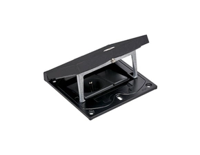 SIMON KFH120/74 Vklad krabice podlahové ocelové KGT, 1 zásuvka silová K45 (typ E) a 1 záslepka K45/2