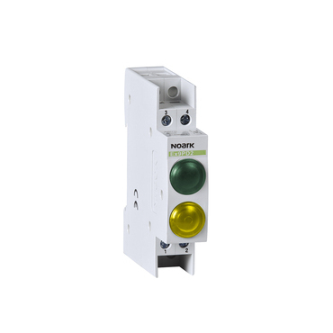 NOARK 102466 Ex9PD2gy 24V AC/DC Světelné návěstí, 24V AC/DC, 1 zelená LED a 1 žlutá  LED