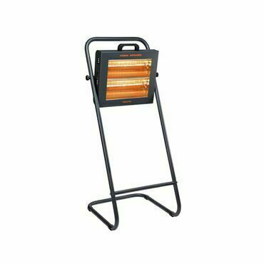 V400F Infrazářič VARMA FIRE - 2x1,5 kW matná šedá