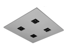 LED panel MODUS ES4000A4BC80/44/625/ND, čtverec 600x600 mm