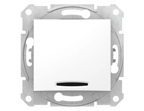 SCHN SDN1400121 Sedna - Spínač jednopólový s orientační kontrolkou, řazení 1So, Polar