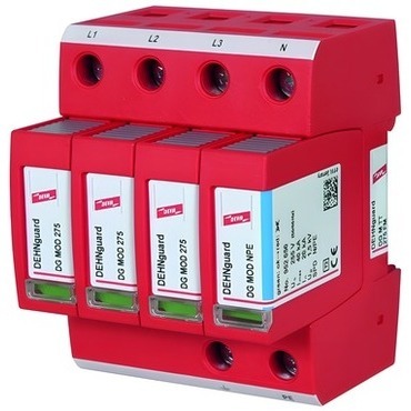 DEHN 952315  Svodič přepětí guard M 4-pólový pro TT a TN-S systémy DEHN DEHN
