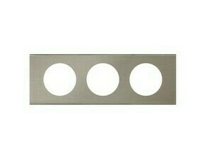 Rámeček trojnásobný LEG 069103 Céliane broušená ocel