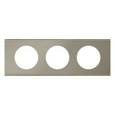 Rámeček trojnásobný LEG 069103 Céliane broušená ocel