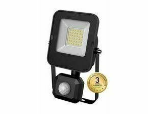 LED reflektor GREENLUX ALFA PIR SMD 20W NW, senzor, černá