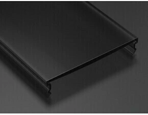 Difuzor GREENLUX CV-PROFIL MIDI FRACTAL PC COVER BLACK 1M (11-3407-10)