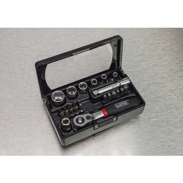 wpr10206 251-MRW-1 25-dílná sada "MARWIN" - bity, nástrčkové klíče, prodlužovací adaptér,mini- ráčn