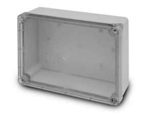 FAM Krabice AcquaBOX 3044 IP55 235x182x95mm průhledné víko, hladké boky