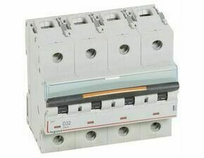 Jistič čtyřpolový LEGRAND 409849 DX3 4P D32 25KA