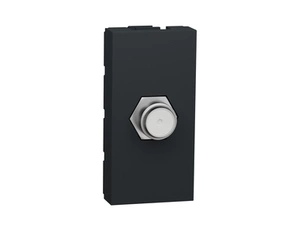 SCHN NU346854 Unica - Zásuvka TV F-konektor 1M, Antracit