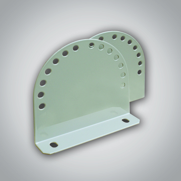 FENIX 12V5401787 Výklopný závěs S+ Anticor (bílá RAL 9002) Závěs pro instalaci ECOSUN S+ 09-36 pod n