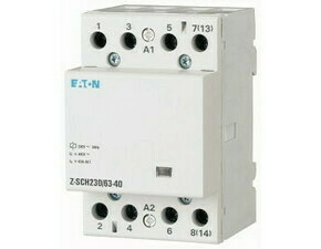 EATON 248856 Z-SCH230/63-40 Instalační stykač, 230V~, 63A, 4zap. kont.