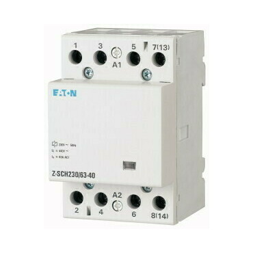 EATON 248856 Z-SCH230/63-40 Instalační stykač, 230V~, 63A, 4zap. kont.