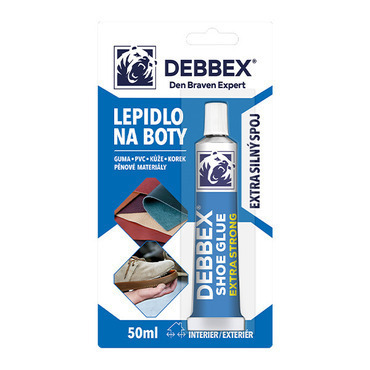 Lepidlo na boty DEBBEX 60050DBX/ SHOE GLUE 50ml  blistr