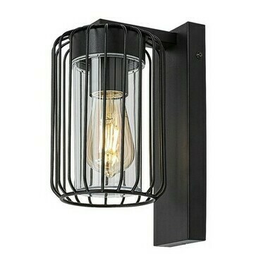 Venkovní nástěnné svítidlo Tarpa černá E27 1×40W RABALUX 77106