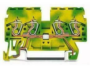 WAGO 870-837 4vodičová svorka pro ochranný vodič