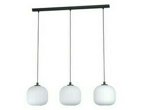 Svítidlo závěsné EGLO HL 3 E27 SCHWARZ WEISS MANTUNALLE