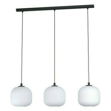 Svítidlo závěsné EGLO HL 3 E27 SCHWARZ WEISS MANTUNALLE