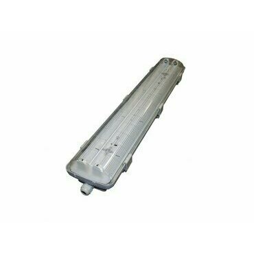 DAM Prachotěsné svítidlo ALWAR EMPTY, pro LED světelný zdroj 2x58W 150cm, IP65