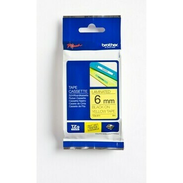 BROTHER  Páska 6  TZe-611 žlutá/černá