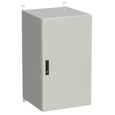 Rozvaděč nástěnný SOLARIX LC-20-24U-66-22-G, 19", 24U, 600x600 mm, plechové dveře, zámek, venkovní