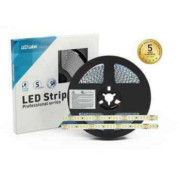 LED pásek GREENLUX LED STRIP 180LED/8W/m IP20 CW 24V 5m (*5m=1pcs)