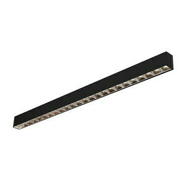 LED svítidlo LED-POL Raggio Black L 40W neutrální bílá