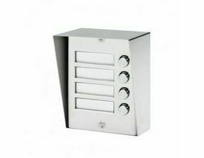 Tablo zvonkové CZECHPHONE 4004000956, TT-S-LN 4E, 4 jmenovky