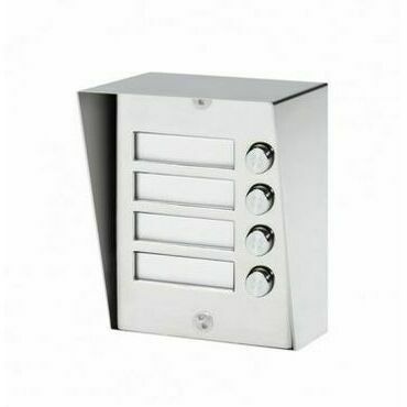 Tablo zvonkové CZECHPHONE 4004000956, TT-S-LN 4E, 4 jmenovky
