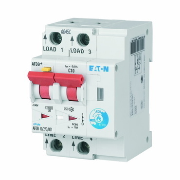 EATON 187167 AFDD-10/2/B/003 Proudový chránič s naproud. a oblouk. ochranou, In=10A,  char.B, 10kA,