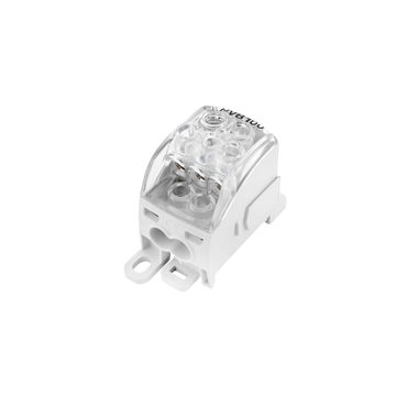 EL 1006710 Blok pro rozdělení fází PDB 160 (PVB 100), 1pól., 160A, 690V, šedý/průhl. víko, na DIN (b