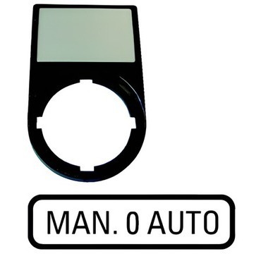 EATON 216501 M22S-ST-GB12 Nosiče štítků-komplety, 30x50mm, oblé, černé MAN. 0 AUTO
