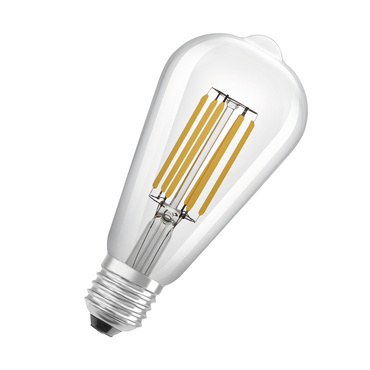 LED žárovka LEDVANCE LEDISON60 4W/830 230V FIL EA E27FS1, čiřá