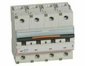 Jistič čtyřpolový LEGRAND 409751 DX3 4P B125 25KA