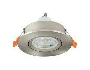 Vestavné svítidlo BARRANCO GU10 matný nikl O84 mm 1x4,5W EGLO
